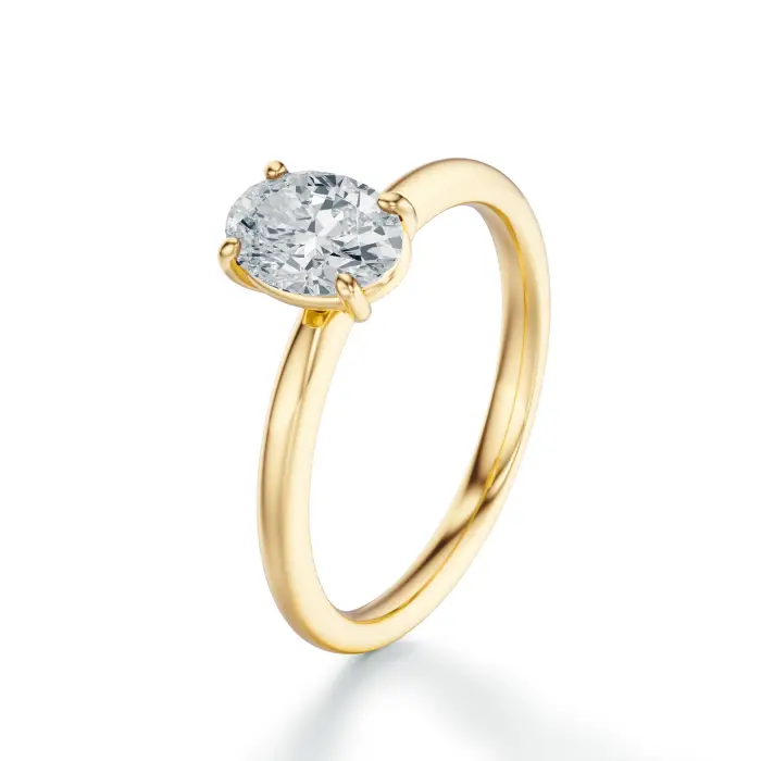 Pierścionek z owalnym diamentem 1.0 ct SBPZ_040